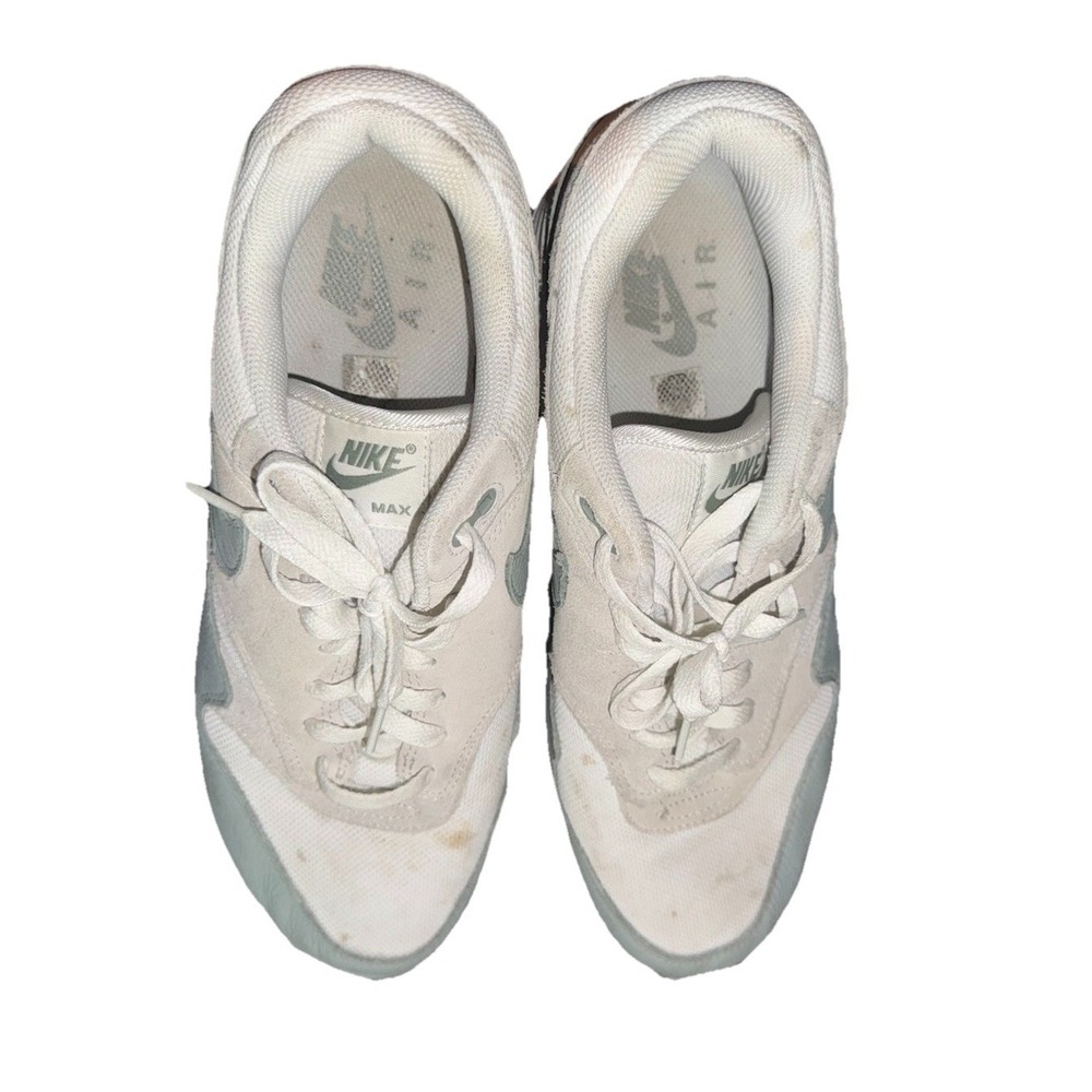 Nike Air Max 1 Men's Sneakers White/Mica Green, Size 12 DZ4549-100